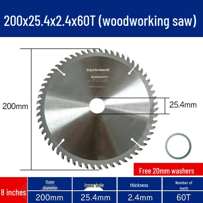 10-Inch Wood and Marble Diamond Saw Blade for Circular Saws