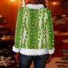 Women's Fashionable Christmas Printed Round Neck Long Sleeved Casual Pullover T-shirt Top