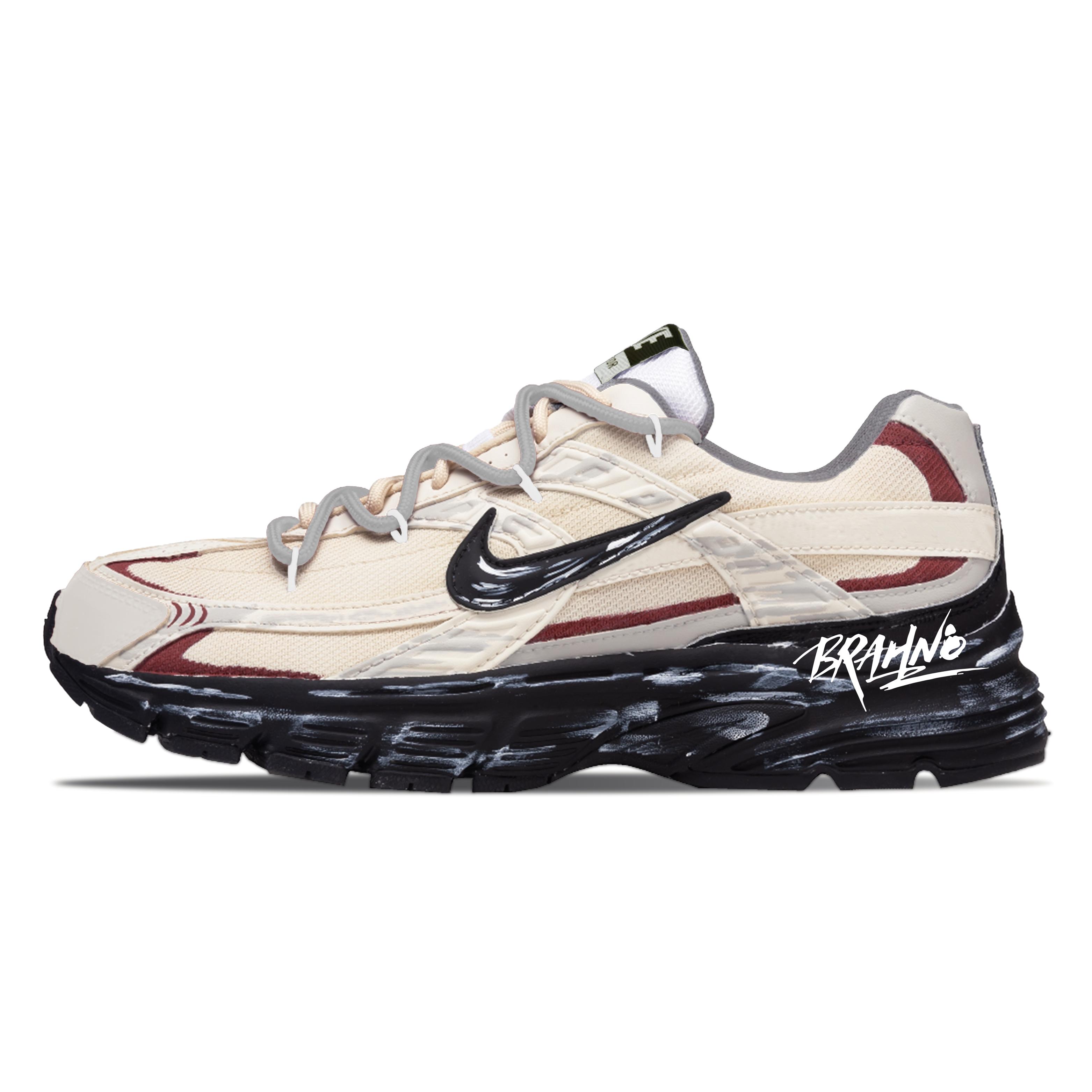 

Nike Initiator Low top Running Shoes Unisex Red White Black 394055-100(Team169-) 44