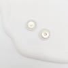 New DIY Hand-Sewn Leather Bag with Magnetic Snap Closure - Small Round Handbag Accessory