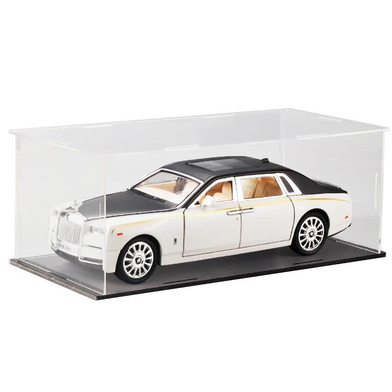 RR Phantom Model Zinc Alloy Pull Back Diecast Toy Cars with Sound and Light for Kids Boy Girl Gift