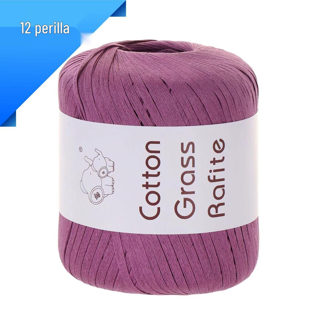 Raffia-Baumwoll-Strohgarn für DIY-Bastelarbeiten: Handgewebte Taschen, Hüte & mehr