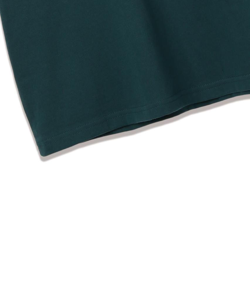Ujeu Animal Logo Oversized Short Sleeve T-Shirt (Ds004) Green