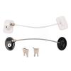 2PCS Set Refrigerator Lock Strong Adhesive Hole Free ABS Fridge Door Child Proof Lock for Cabinet