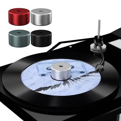 Aluminum Long Play Record Adapter Denoise Design General Compatibility For Modern Phonographs 4 Stylish Color Variants