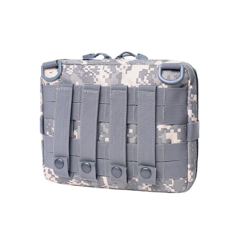 Camouflage MOLLE First Aid Kit: Outdoor Multifunctional Lifesaving Waist Pack Accessory.