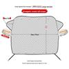 Magnetic Anti-Freeze Car Windshield Cover: Thick Heat Insulation & Sunshade for Snow and Sun.
