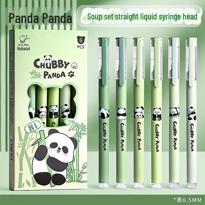 

Ручка Kaba Bear Quick-Drying 0.5 Gel - Дизайн Panda, Простой и Большой Емкости 0.5mm