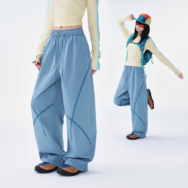 Unisex Spring/Summer Trendy Paratrooper Pants - Casual and Stylish American Workwear for Couples