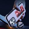 Gold Shield Two-color Carbon Fiber Ink Screen Case for iPhone16 pro/iPhone16 Pro Max, Fully Wrapped, Fully Covered, Anti-drop and Anti-scratch