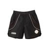 Logo Pattern Elastic Waist Mid-Length Casual Shorts Unisex Shorts Black 628249-01