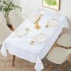 Tablecloth White Classic Traditional Decorative Ornate Stain-resistant 180x130cm