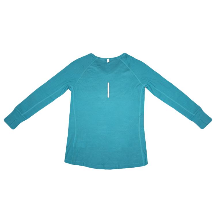 Nike Dri-Fit Wool V-Neck Comfortable Long Sleeve T-Shirt Women tops 553573-408