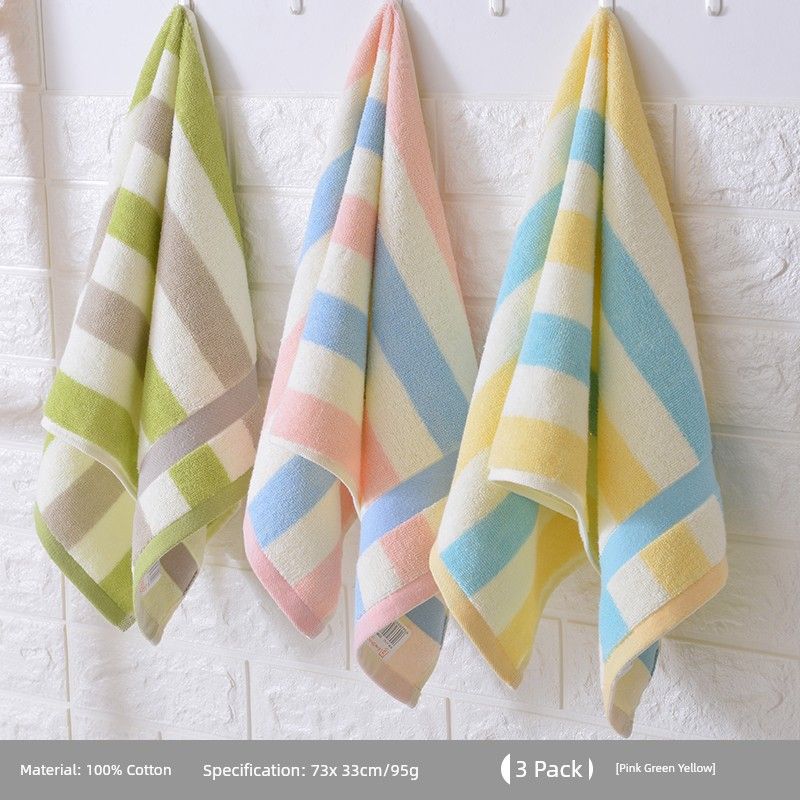 Water-Absorbing Bath Soft Comfortable Quick-Drying Pure Cotton Towel