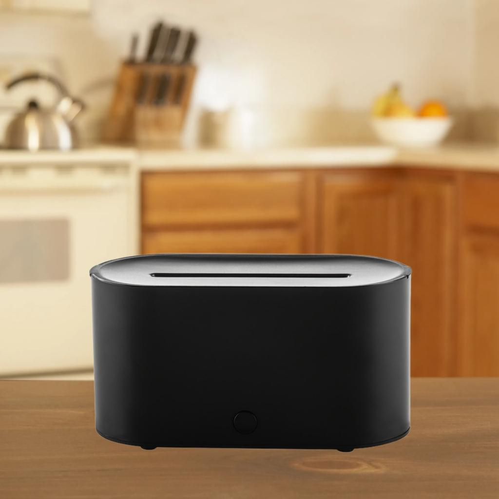 Simulated Seven-color Gradient Creative Home Ultrasonic Aromatherapy Machine Minimalist Flame Humidifier Type-C