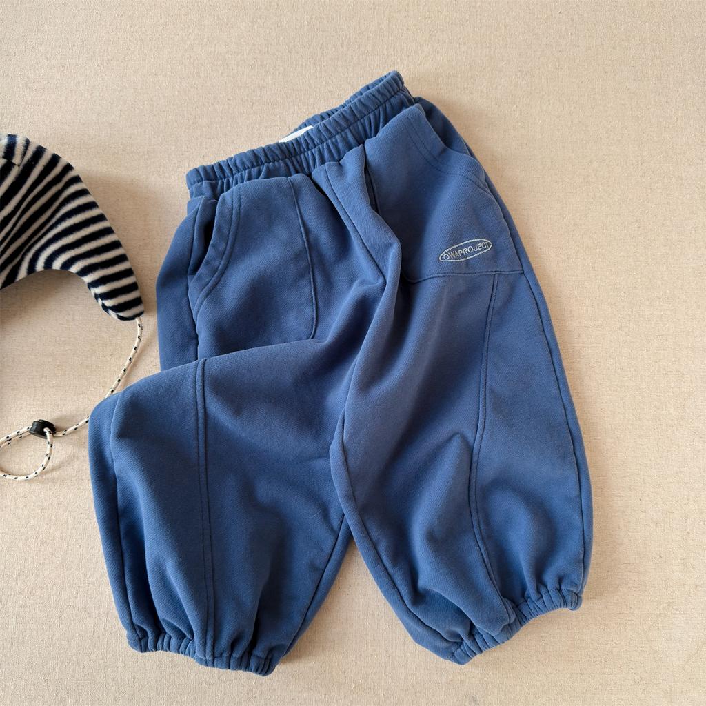 Spring Baby Boys Casual Trousers Solid Color Korean Style Toddlers Kids Loose Sweatpants