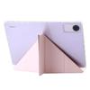 11" Smart Folio PU Leather Acrylic Hard Back Stand Cover for Redmi Pad SE Case with Pencil Holder Foldable Protective Skin Feel