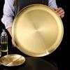 ZISIZ Stainless Steel Round BBQ Tray