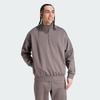 adidas The 2024 Collection Chapter 02 Logo Half-Zip Stand Collar Sweatshirt Unisex Tops Charcoal-Grey IW1627