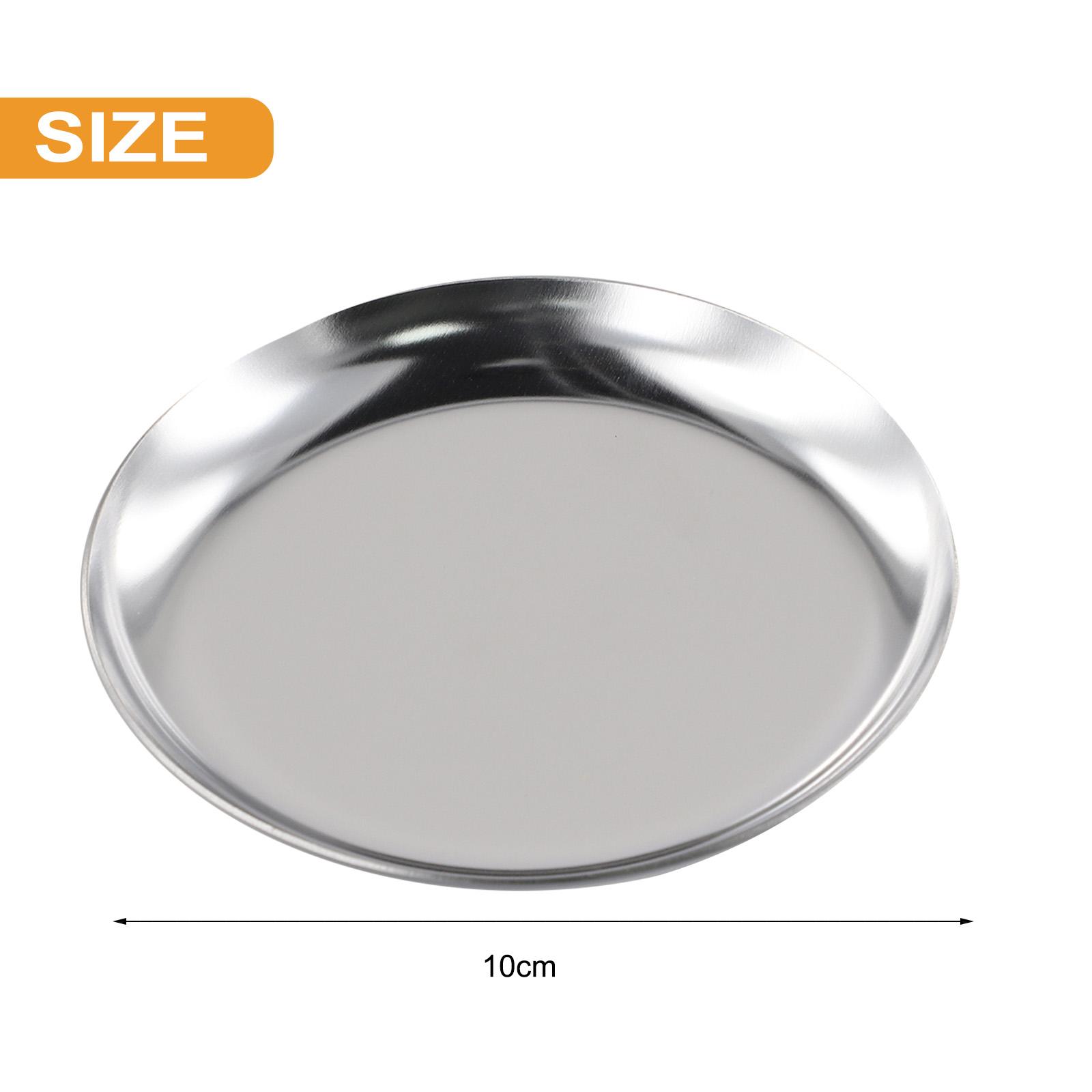 Блестящий лоток для хранения Косметика Десертная тарелка Туалетный столик Sliver