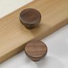 8pcs Wooden Drawer Handles - Sturdy Cabinet Knobs Designed for Single Hole Installation On Dressers, Wardrobes, Kitchen Cabinets