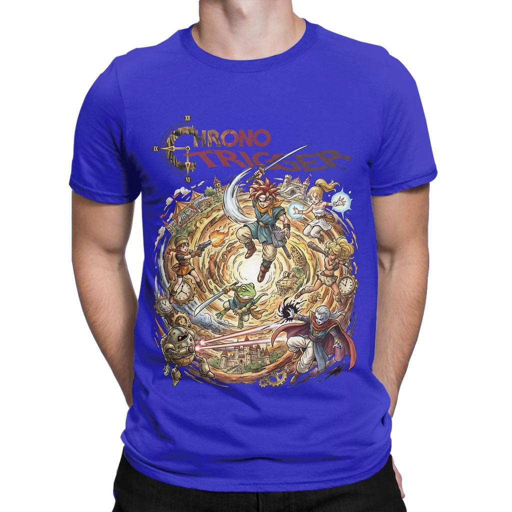 Chrono Trigger SNES Classic RPG Gaming Tribute Funny Graphic 100 Cotton TShirt Chrono Trigger Tops Tees For Unisex