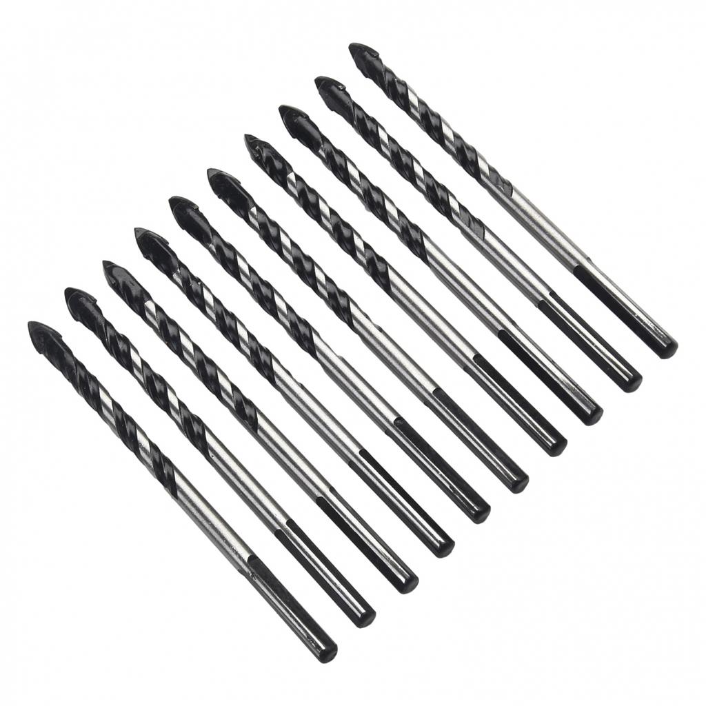 100mm Length Drill Bits 10PCS For Porcelain Tile Concrete Brick Glass Drill
