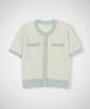 210EDIT Campore Tweed Short Sleeve Knit Cardigan_Ze2Sw664_Lmt