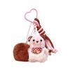 Bear Rabbit Dog Keychain Cat Key Ring Friendship Rabbit Plush Dolls Pendant  Girls