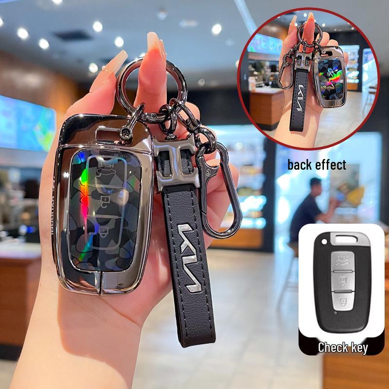 Kia Key Case for K2, K5, Sportage, Forte, Carens, and Sorento Folding Key Shell