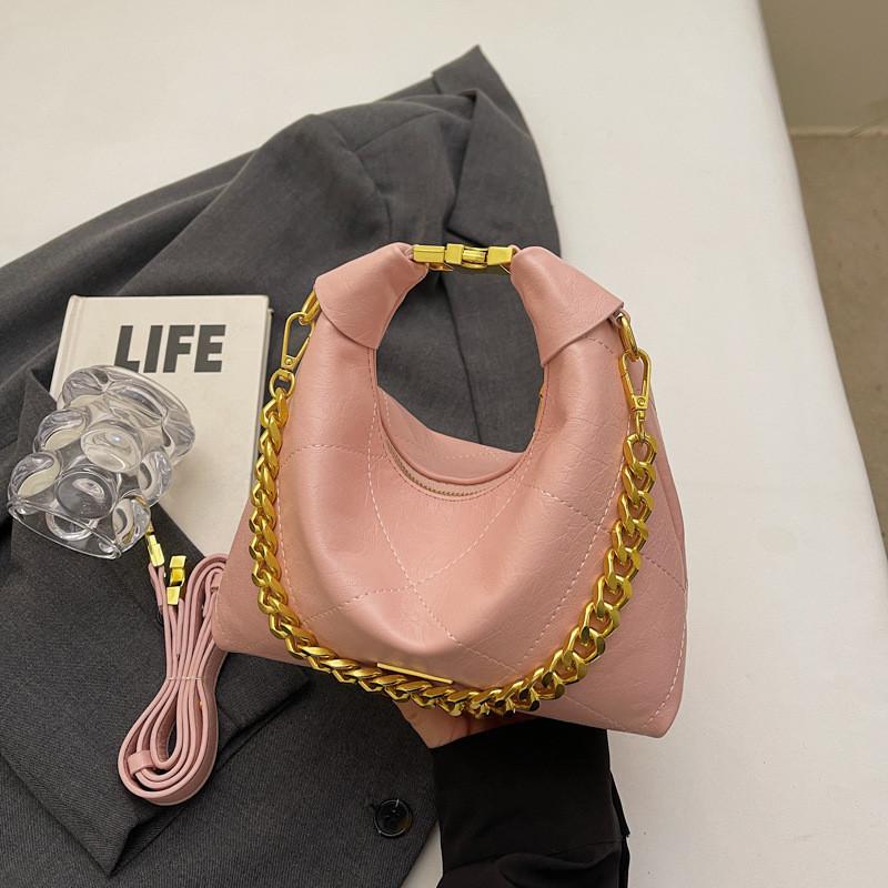 IELGY Ladies Messenger Bag Chain Portable Diamond Underarm Bag