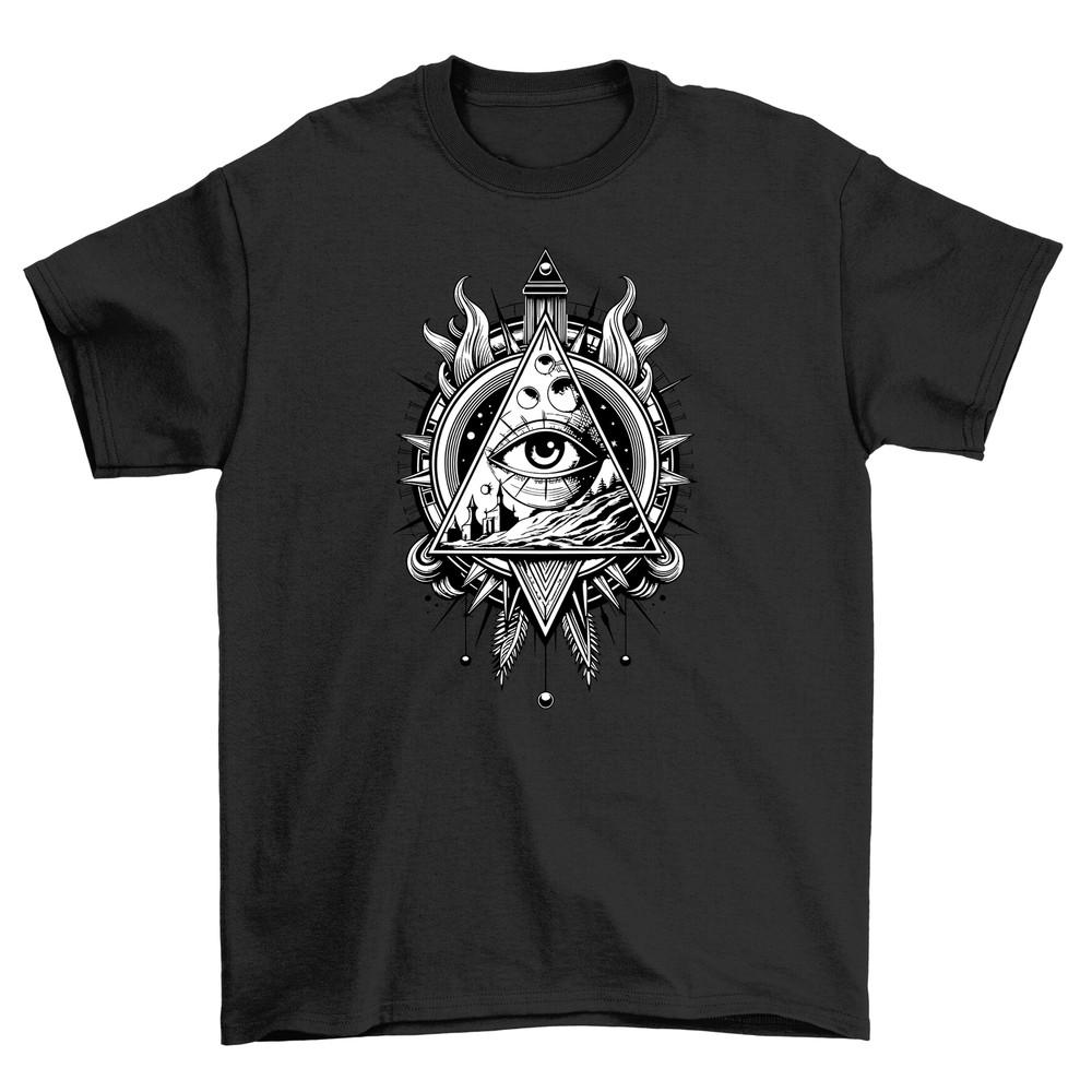 Gothic_97 Eye of Mystery Unisex T-shirt - Dark and Mysterious! Perfect for Consp