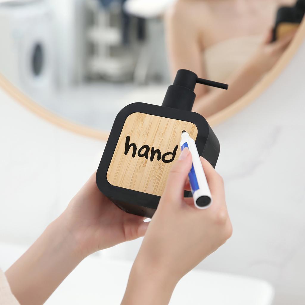 Refillable Bathroom Empty Bottle Dispenser with Press Pump for Soap Shampoo Shower Lotion Portable Travel Hand Washing Bottle