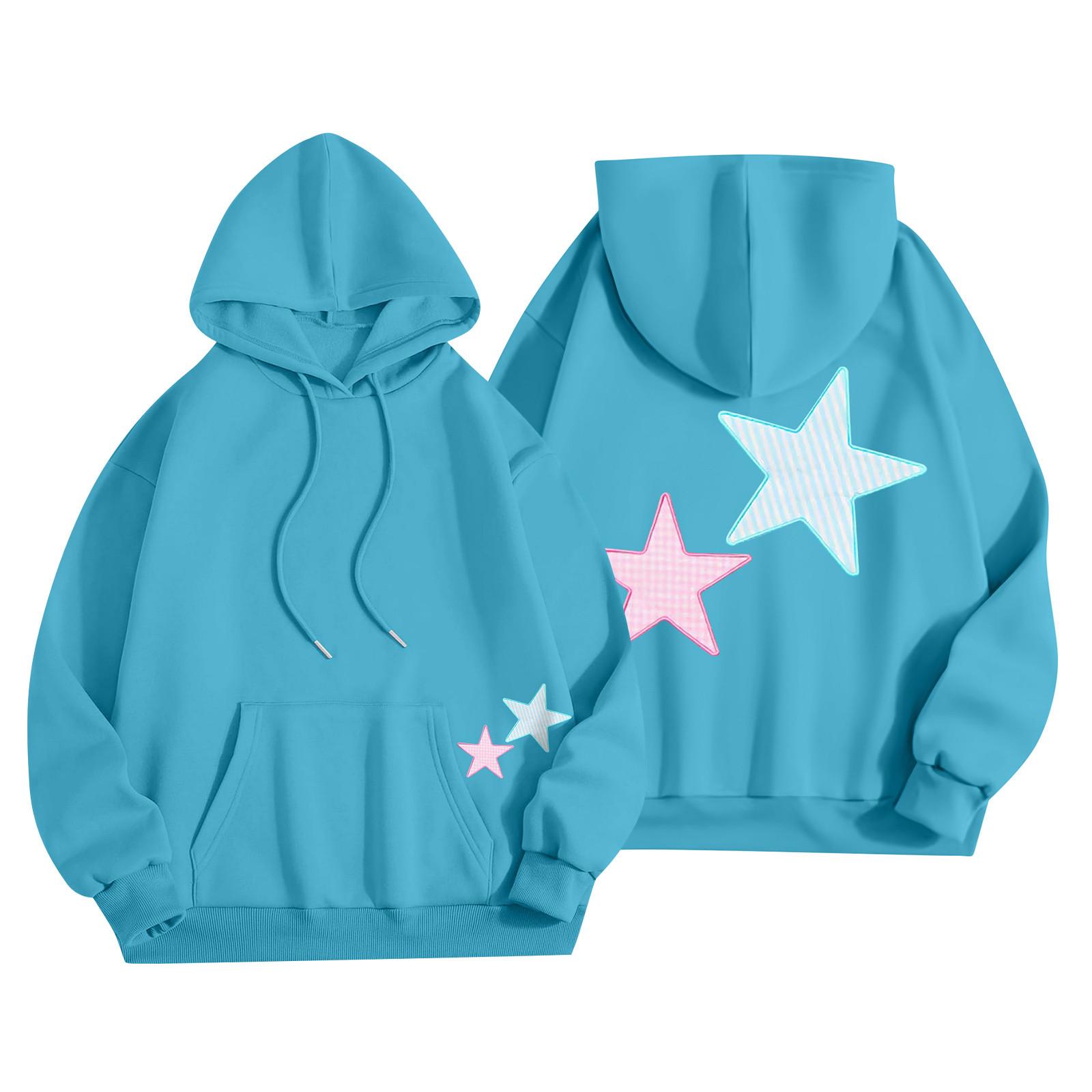 Толстовки для девочек-подростков с длинным рукавом и принтом букв — фото 7