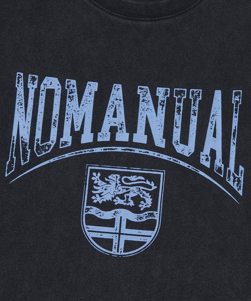 Nomaenyueol Emblem Washed T-Shirt - Washed Black