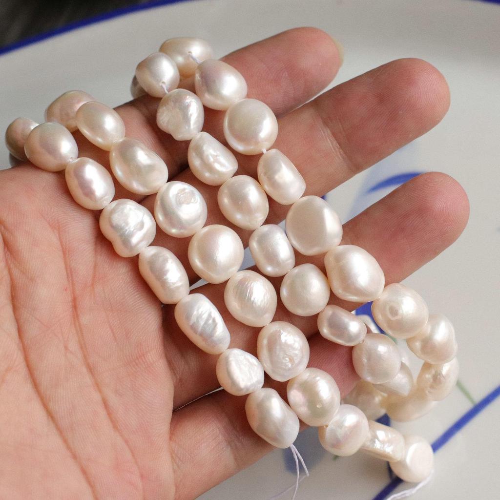 Irregular Baroque Freshwater Pearl Bead Strand for DIY Jewelry