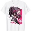 Punk Harajuku Fashion Funny Meme Cat Girl Fashion Graphic Print T-shirt Men Women Oversized Short Sleeve Streetwear Hip Hop Fashion O-neck Cotton Top