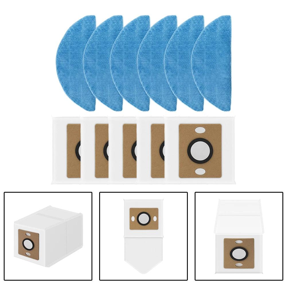 5pcs Mop Cloths With 6pcs Dust Bags For ILIFE A30 Pro Robot Vacuum Replacement Accessories Clog-Free Mop Cloth Dust Bags Kit China Mainland