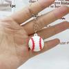 Klíčenka s baseballovým míčkem Přívěsek baseballového míčku Kroužek na klíče od auta Přívěsek na tašku Batohy Peněženky Přívěsek Party dárek Dárky pro fanoušky baseballu