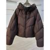 2026 Womens Short Cotton Puffer Coat Loose Warm Casual Winter Streetwear