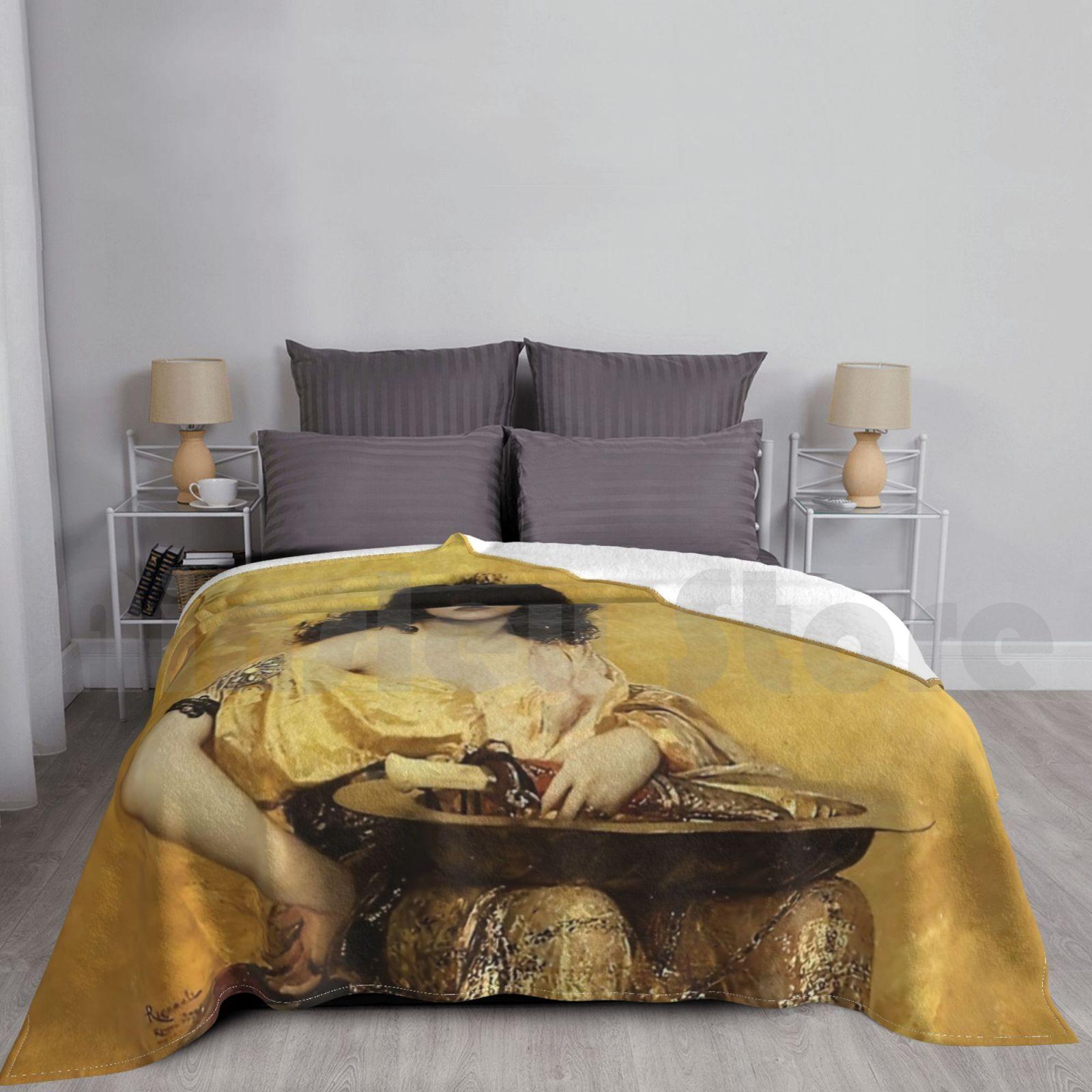 Nadja Blanket For Sofa Bed Travel What We Do In The Shadows Vampire Deacon What We Do In The Shadows Fx Nadja Size: 75*100cm, Weight: 230 GSM