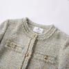 Xiangying Elegant French Style Short Tweed Jacket