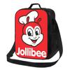 Jollibee Isolierte Lunchtasche für die Schule Bento Aufbewahrung Lebensmittelboxen Tragbarer Behälter Kühler Thermische Lunchbox Tragetasche