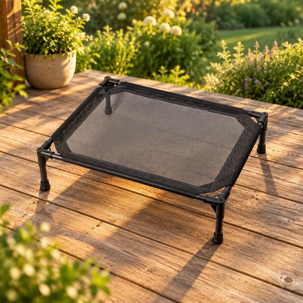 Cooling Elevated Pet Bed with Breathable Mesh Joint-Supporting