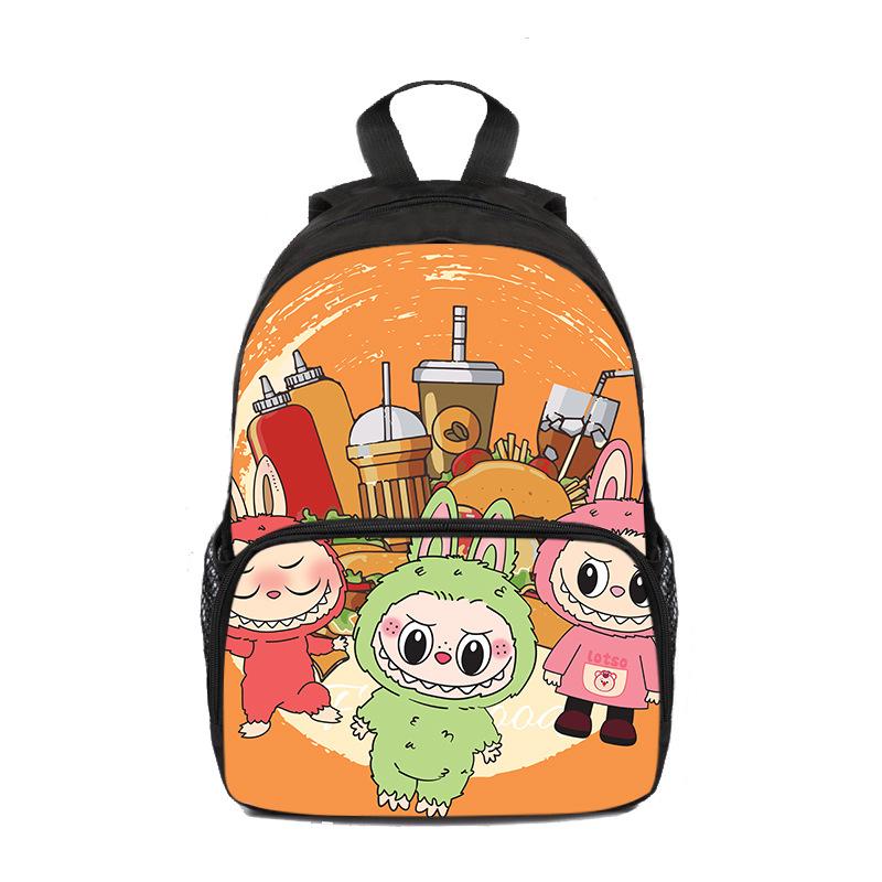 School Bag Elementary School Students Front Bag Cartoon Large Capacity Backpack Boys Fashion Backpack 5413 CLE