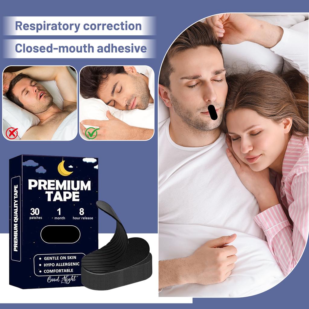 Adult Snoring Relief Chin Strap Mouth Closure Aid Tape For Correcting Breathing And Keeping Mouth Closed