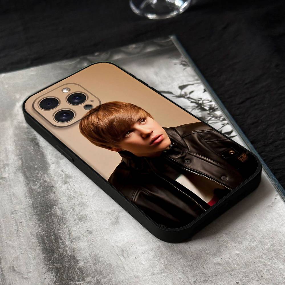 Funda de Teléfono de J-Justin B-Bieber Para IPhone 17,16,15,14,13,12,11 Plus,Pro,Max,XR,XS,X,7,8 Plus,Mini Silicona Negra Suave