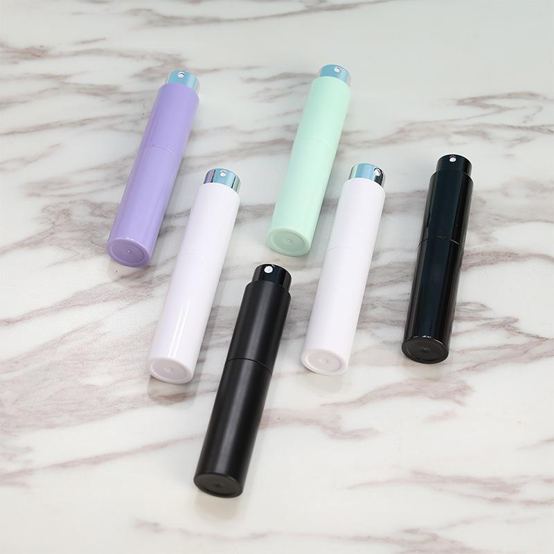 10ML Matte Twist Up Perfume Atomizer Leak Proof Refillable Glass Bottle for Travel Purse Carry Use