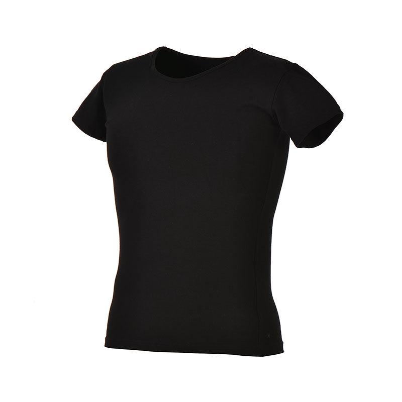 

Мужской топ с коротким рукавом для балета и танцевальной практики S чёрный