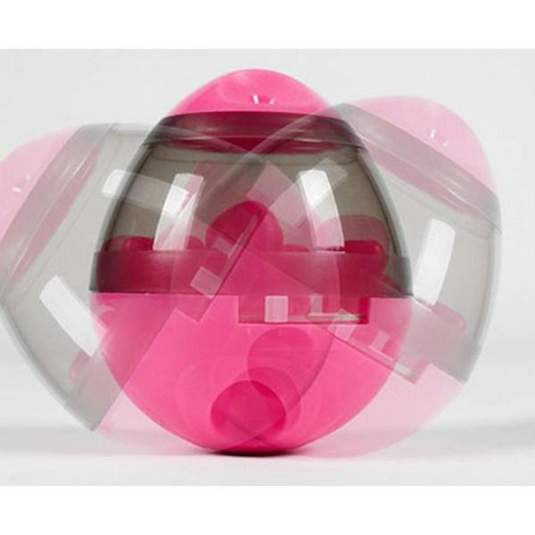 Dingdong Pet Dinosaur Egg Snack Ball 9.5 X 12.5 Cm, Pink, 1 Piece